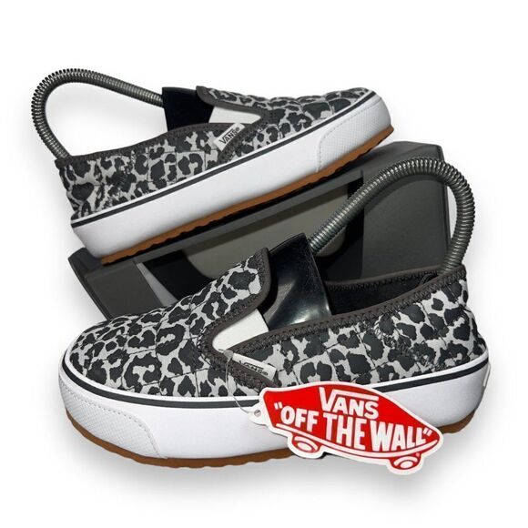 Vans Slip- er 2 Slip-on Comfort Shoes "Snow Leopard" Youth 2 - Picture 1 of 11